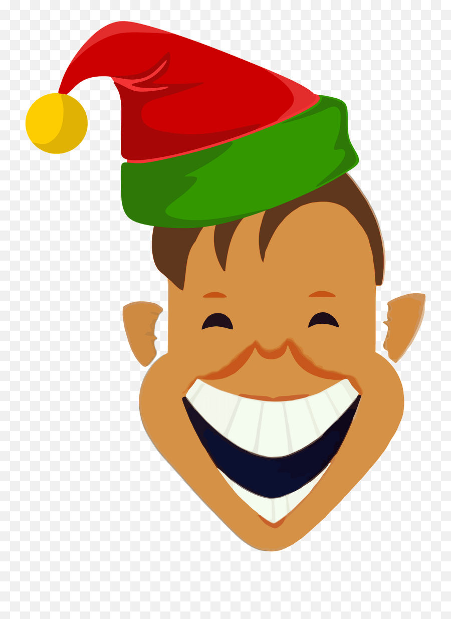 Laughing Elf Face Clipart Free Download Transparent Png Emoji,Laughing Face Png