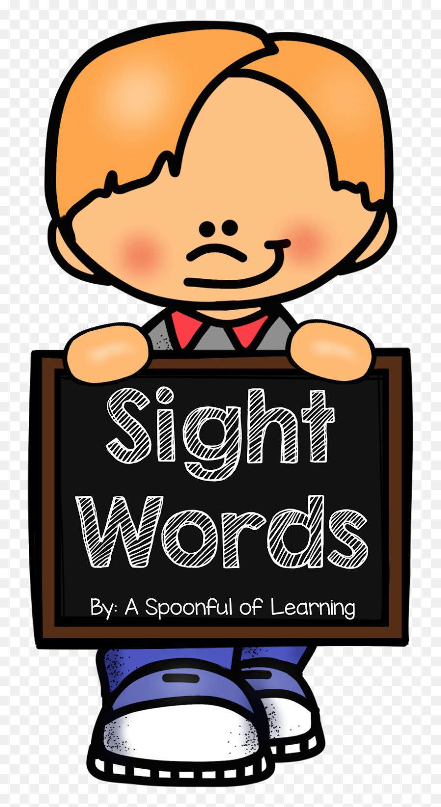 Reading Words Cliparts - Sight Word Clipart Emoji,Word Clipart