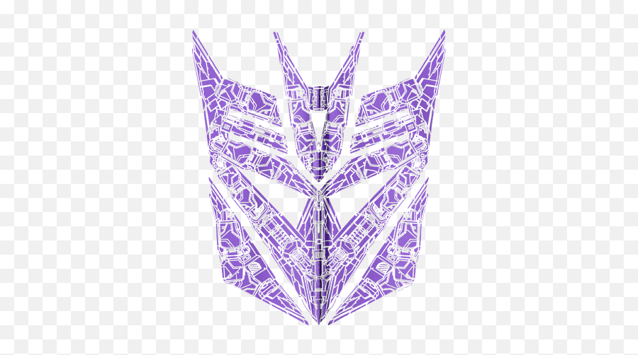 Transformers Decepticons Purple Detailed Logo Shower Curtain Emoji,Autobot Decepticon Logo