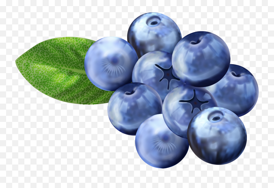 Blueberries Clipart Transparent Png - Blueberry Clip Art Emoji,Blueberry Clipart