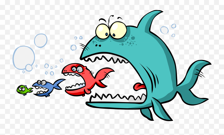 Fish Eating Food Clip Art - Comparatives And Superlatives Cartoon Emoji,Eat Clipart