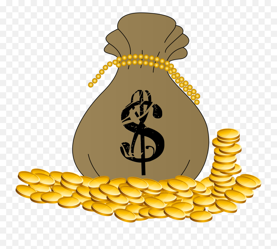 Library Of Briefcase Full Of Money - Bag Of Gold Clipart Emoji,Money Clipart