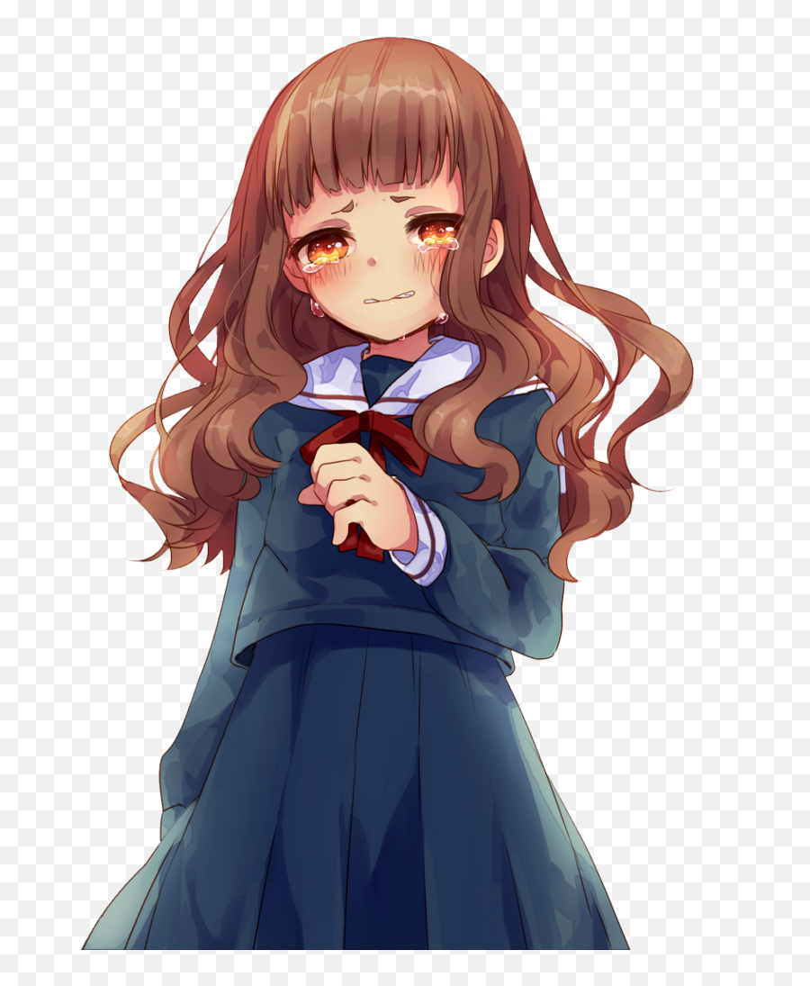 Cute Anime Girl Png - Cute Anime Girl Transparent Emoji,Anime Girl Png