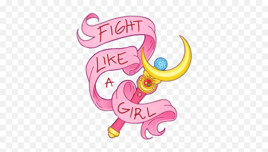 Sailor Moon Tattoo - Fight Like A Girl Sailor Moon Emoji,Fight Clipart