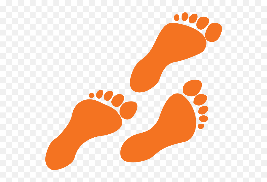 Transparent Footsteps Stylish - Foot Steps Png Emoji,Footsteps Clipart