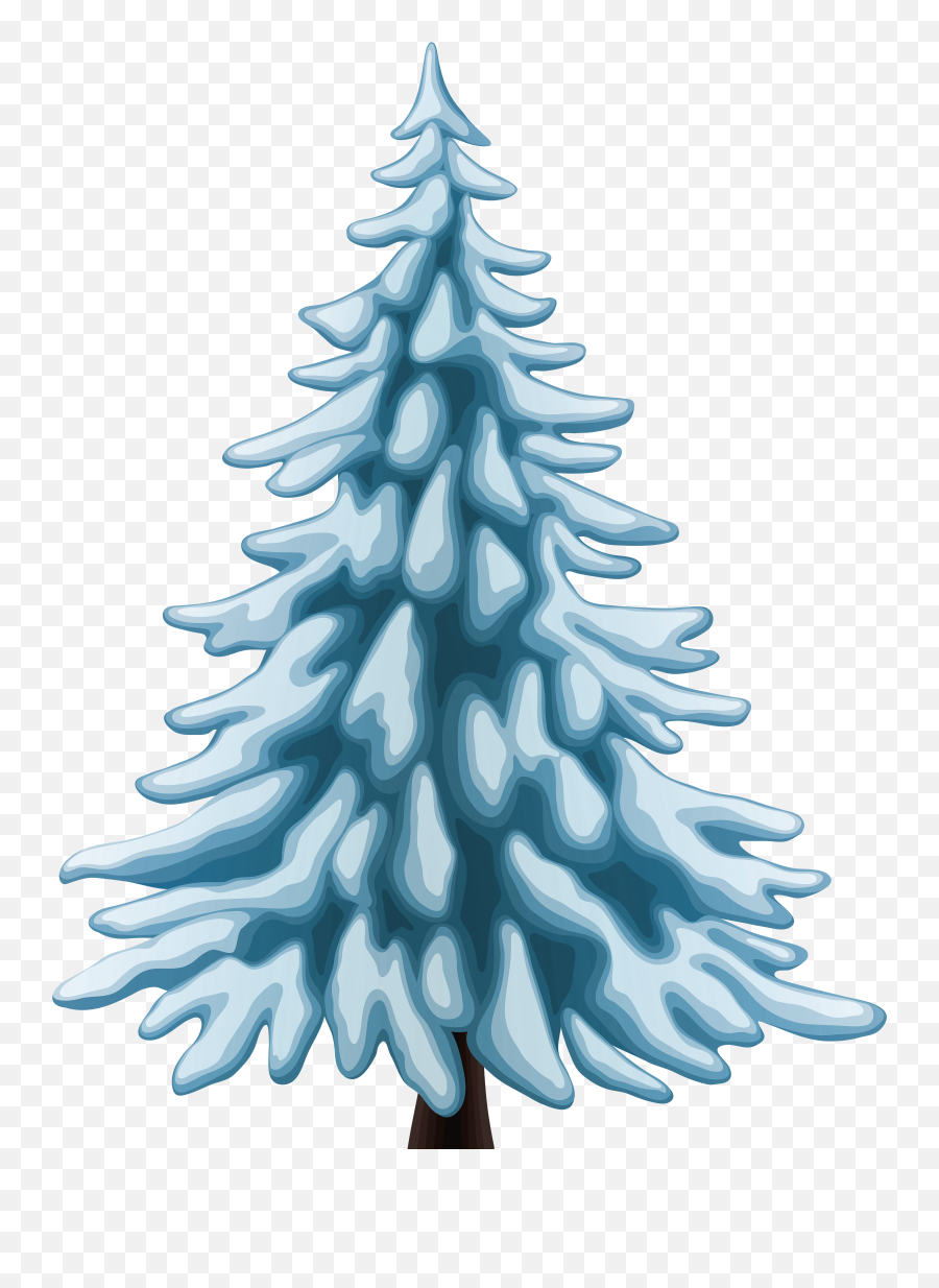 Winter Clipart Christmas Tree Winter Christmas Tree - White Winter Trees Clip Art Emoji,Christmas Tree Clipart
