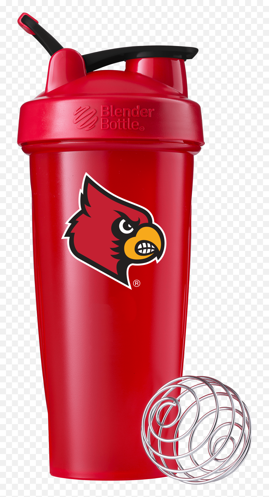 Blenderbottle 28oz Louisville Cardinal - Bottle Blender Emoji,University Of Louisville Logo