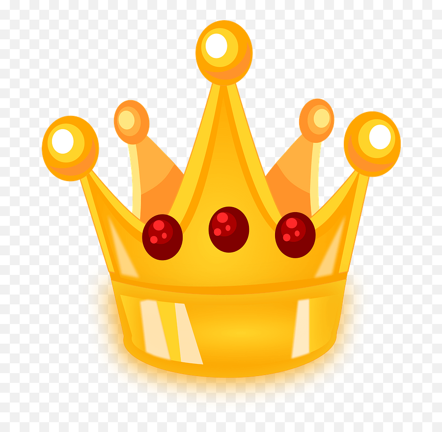 Crown Clipart Free Download Transparent Png Creazilla - Background Cartoon Crown Transparent Emoji,Crown Clipart Free