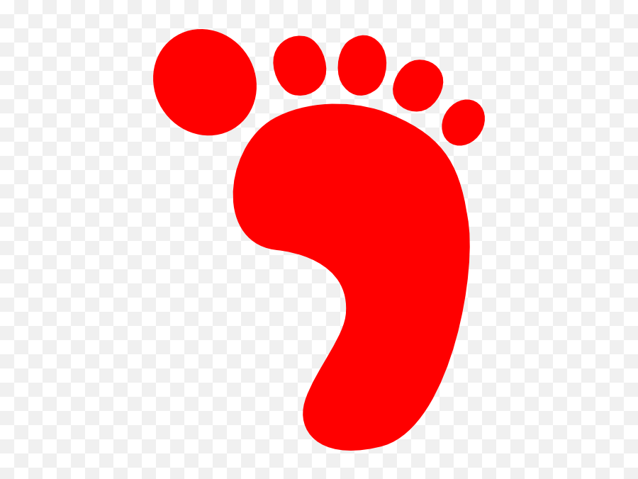 Free Feet Clipart Clipart Image - Foot Clip Art Red Emoji,Feet Clipart