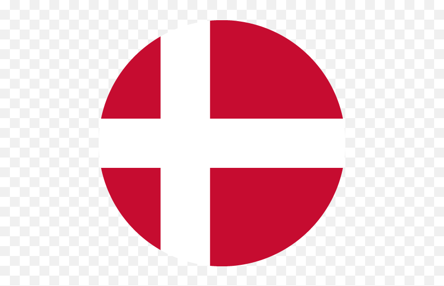 Vector Country Flag Of Denmark - Circle Vector World Flags Denmark Round Flag Png Emoji,Circle Vector Png