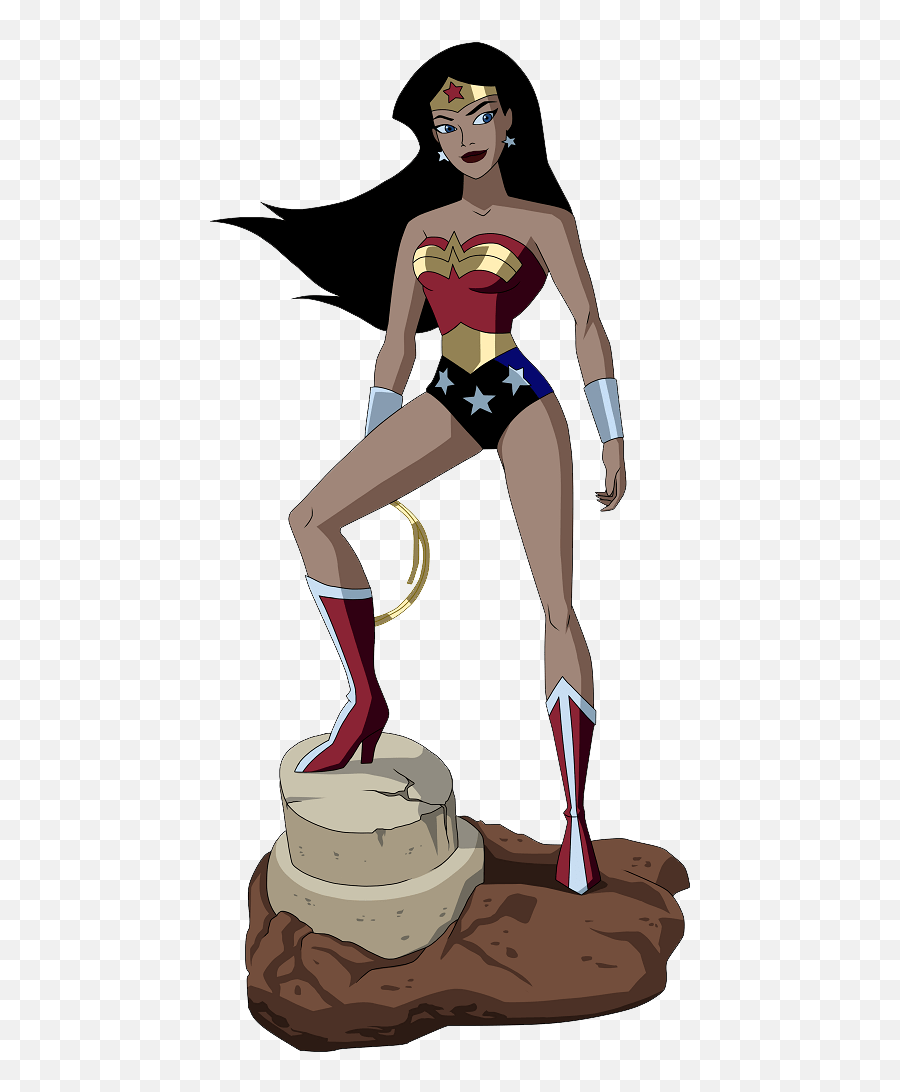 Wonder Woman Unlimited Transparent - Wonder Woman Jla Figures Emoji,Strong Woman Clipart