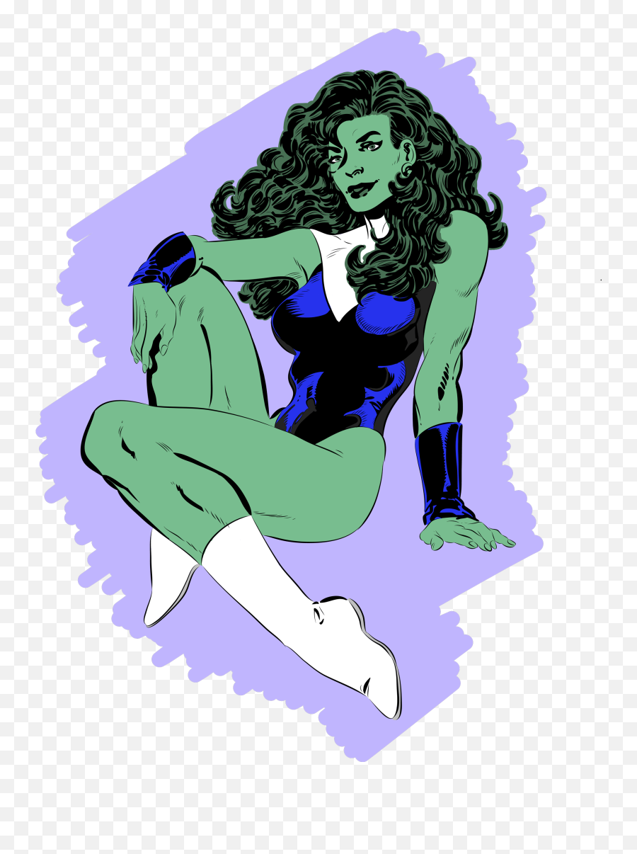 Download John - John Byrne Best She Hulk Png Image With No Emoji,She Hulk Logo