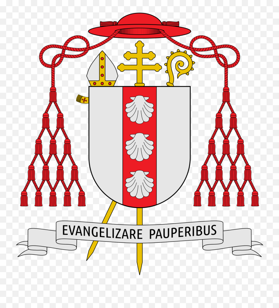 Cardinal Clipart Church - Cardinal Michael Browne Op Cardinal Arinze Coat Of Arms Emoji,Cardinal Clipart