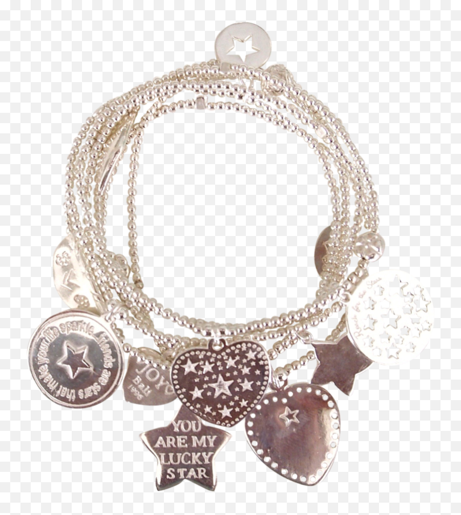 Bracelet Set 7 Lucky Star Silver Gold Jewelry Jewelry Emoji,Lucky Star Logo