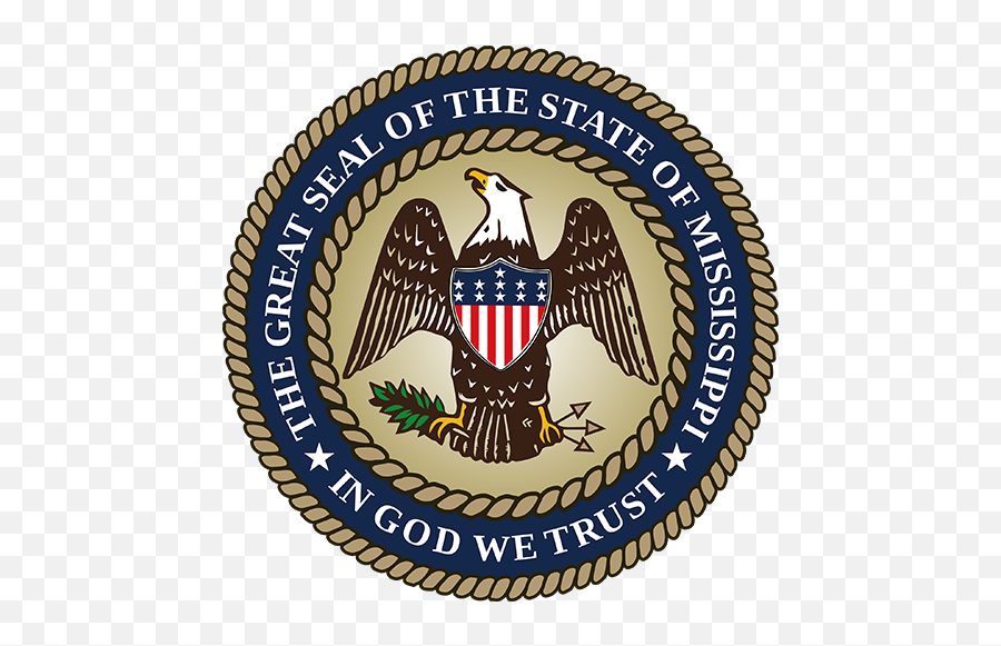 Mississippi State Seal Png Svg Vector - Seal Of Mississippi Emoji,Mississippi State Logo