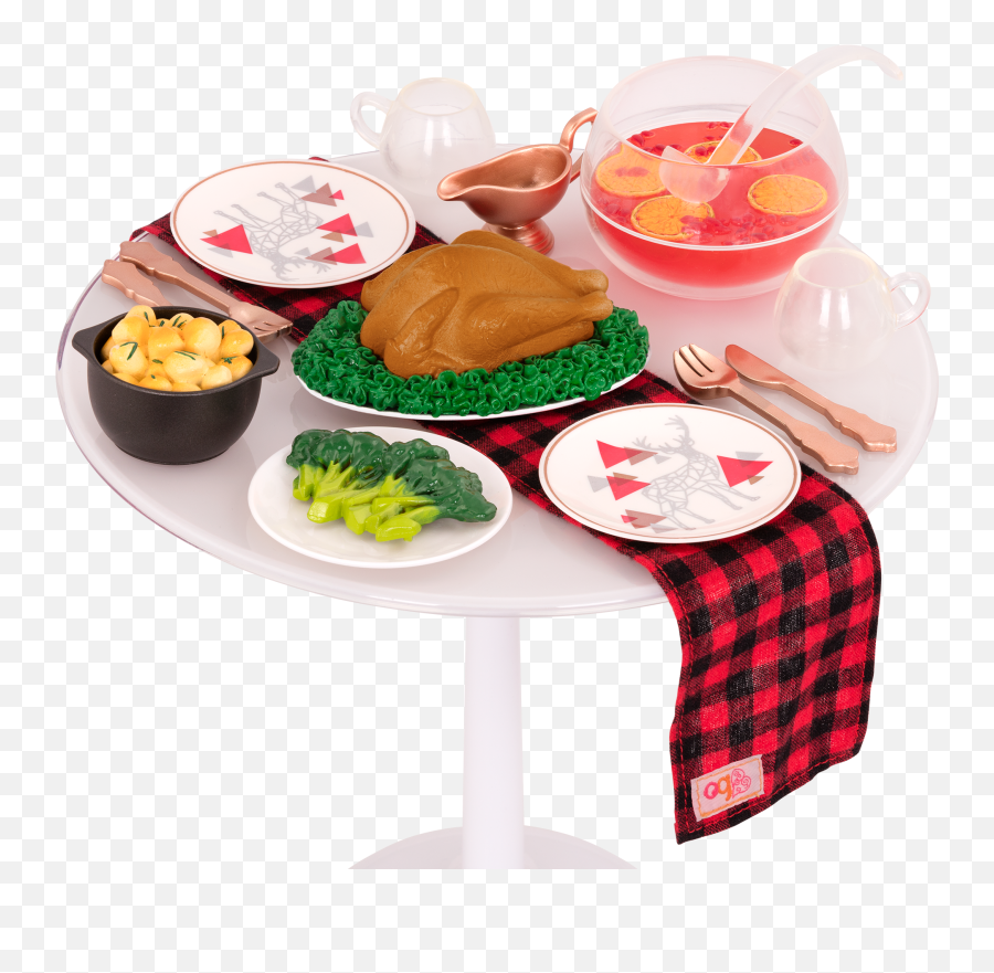 Festive Feast Turkey Accessory Set For Dolls Our Generation Emoji,Thanksgiving Dinner Png