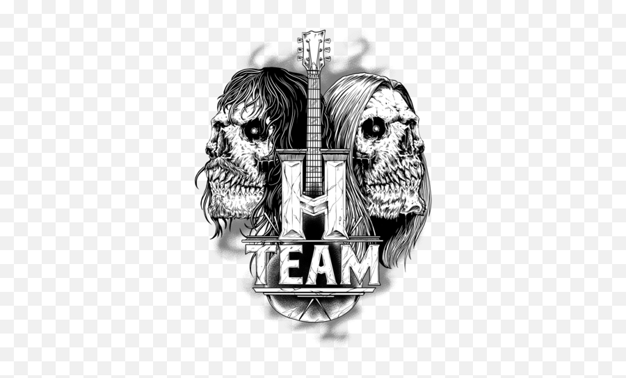 Gary Holt Rick Hunolt H Team - Bass Instruments Emoji,Team Skull Logo