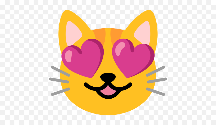 Smiling Cat With Heart - Eyes Emoji Emoji,Heart Eyes Emoji Png