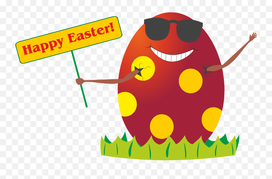 Egg Png - Funny Easter Bunny Clipart 2435699 Vippng Frohe Weihnachten Und Ein Gutes Emoji,Easter Bunny Clipart