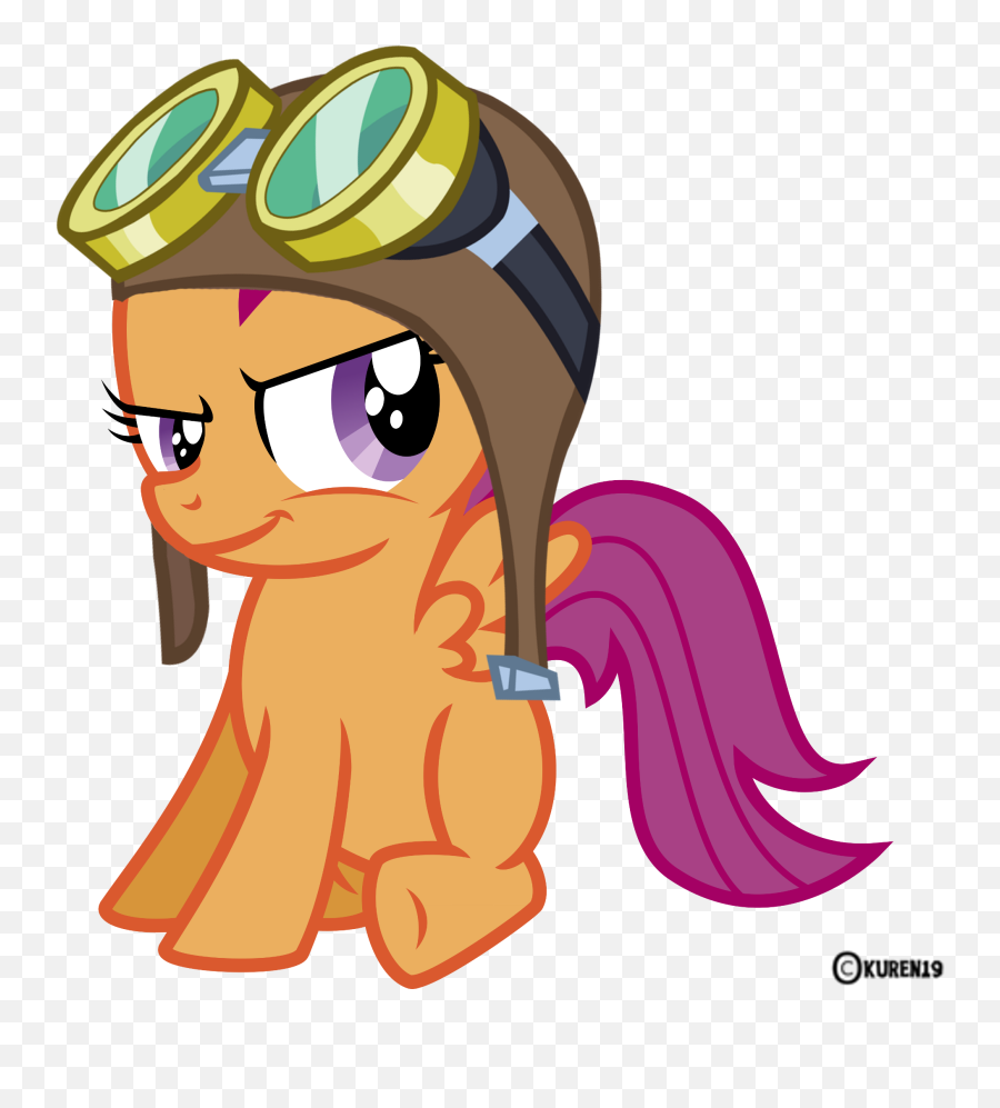 Aviator Scootaloo My Little Pony Friendship Is Magic - Fictional Character Emoji,Oktoberfest Clipart
