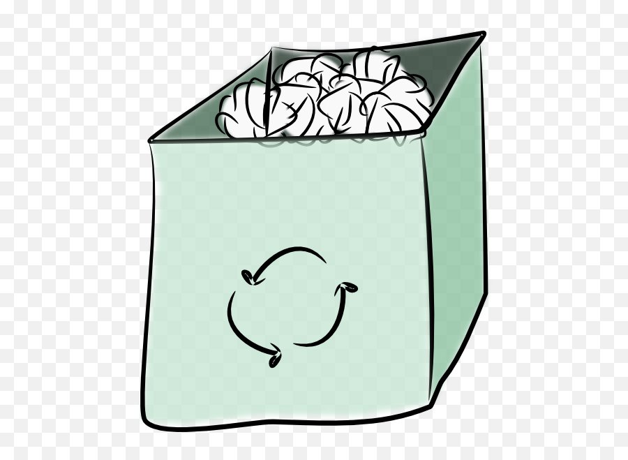 Trash Bin Clipart I2clipart - Royalty Free Public Domain Recycle Paper Cartoons Png Emoji,Trashcan Clipart