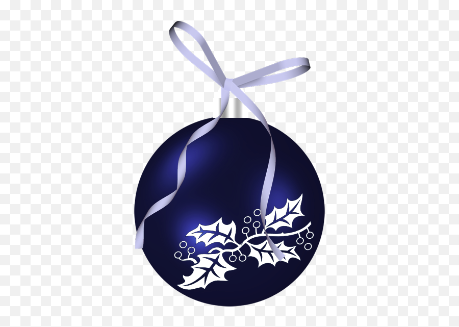 Christmas Dark Blue Ornament Clipart Christmas Ornaments - Christmas Day Emoji,Christmas Ornament Clipart