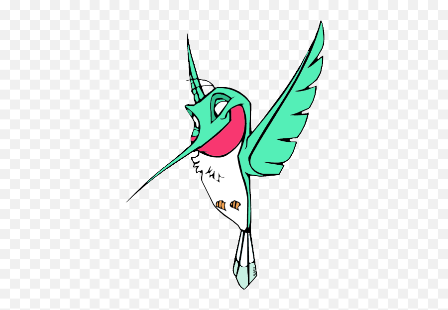 Hummingbird Flit Coloring Pages - Clipart Pocahontas Flit Emoji,Hummingbird Clipart Black And White