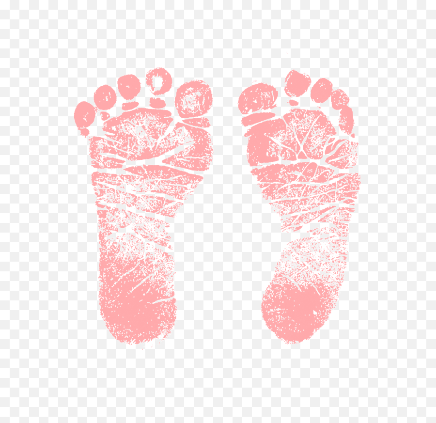 Baby Feet Clipart Png - Clipart Pink Baby Footprints Emoji,Feet Clipart