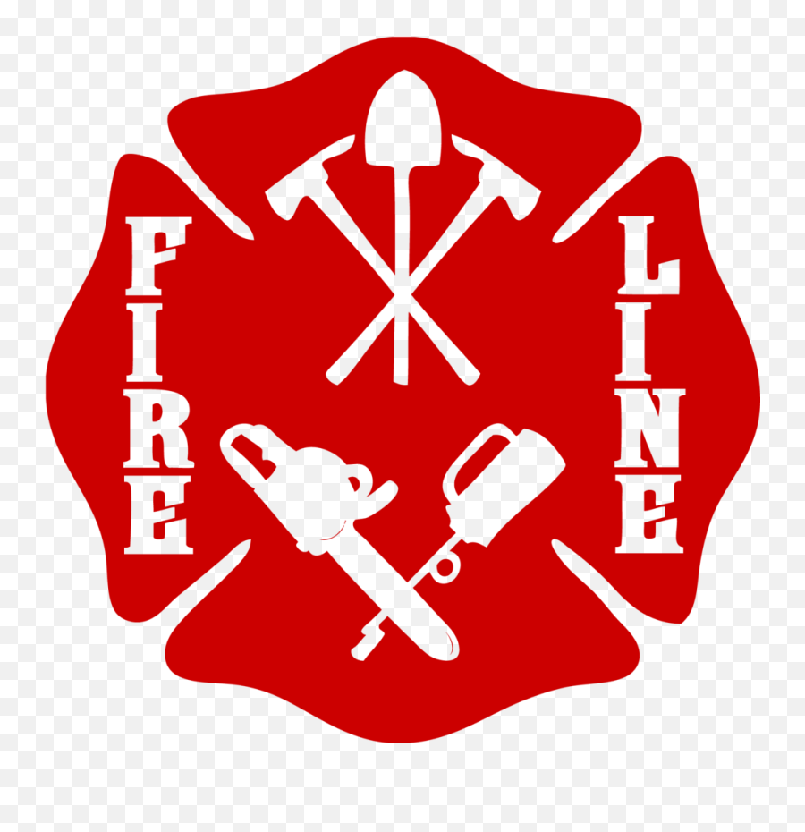 Wildland Firefighter Fire Line Maltese Cross Decal - Wildland Firefighter Clipart Emoji,Maltese Cross Clipart