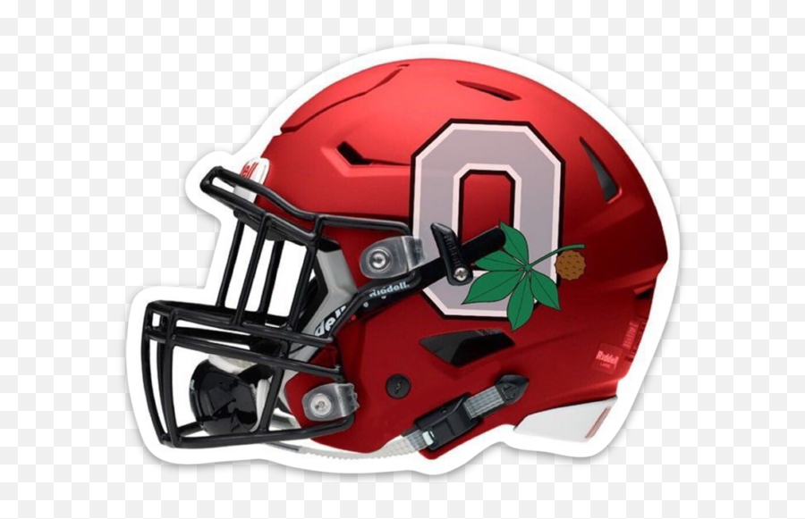 Osu Ohio State University Buckeyes Football Helmet Logo - Ohio State Buckeyes Emoji,Ohio State Logo