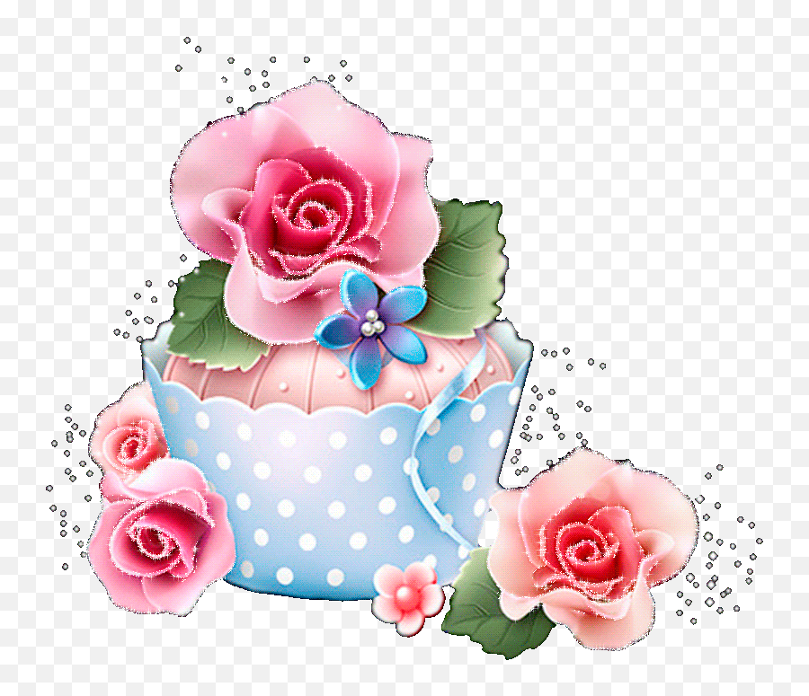 Glitter Clipart Flower Transparent Free For Download On - Floral Emoji,Roses Clipart