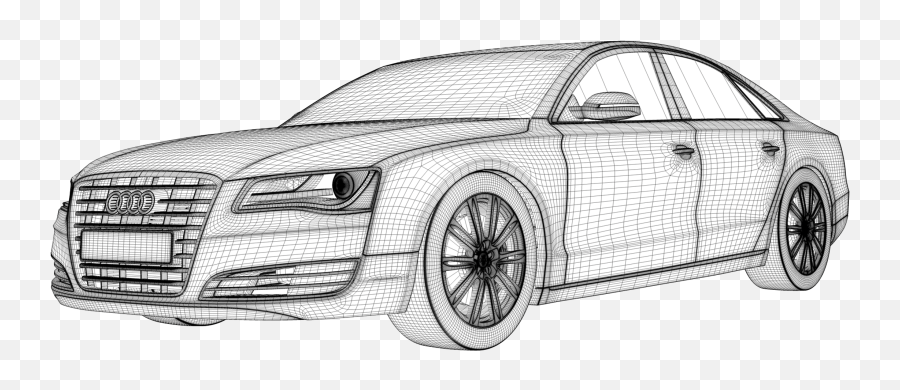 Audi A8 Sports Car Drawing Free Image Download Emoji,Sport Car Png