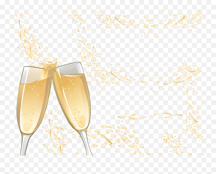 Champagne Glass Yellow - Celebration Toast Png Download Emoji,Champagne Glass Transparent Background