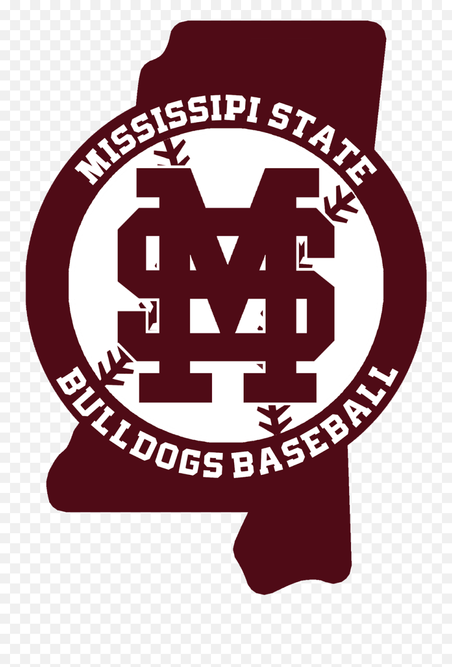Mississippi State University Baseball - Transparent Mississippi State Baseball Logo Emoji,Mississippi State Logo