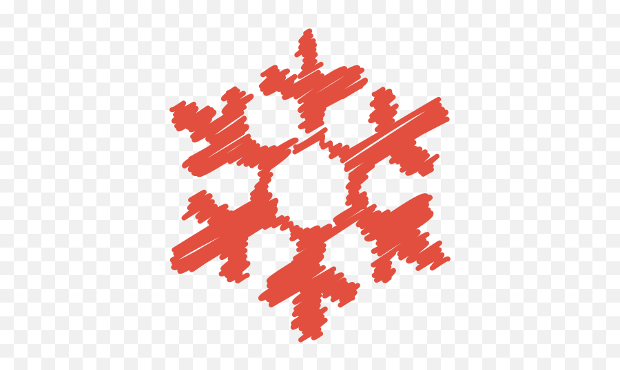 Christmas Hand Drawn Scribbles Icons - Snowflake Scribble Emoji,Snowflake Logo