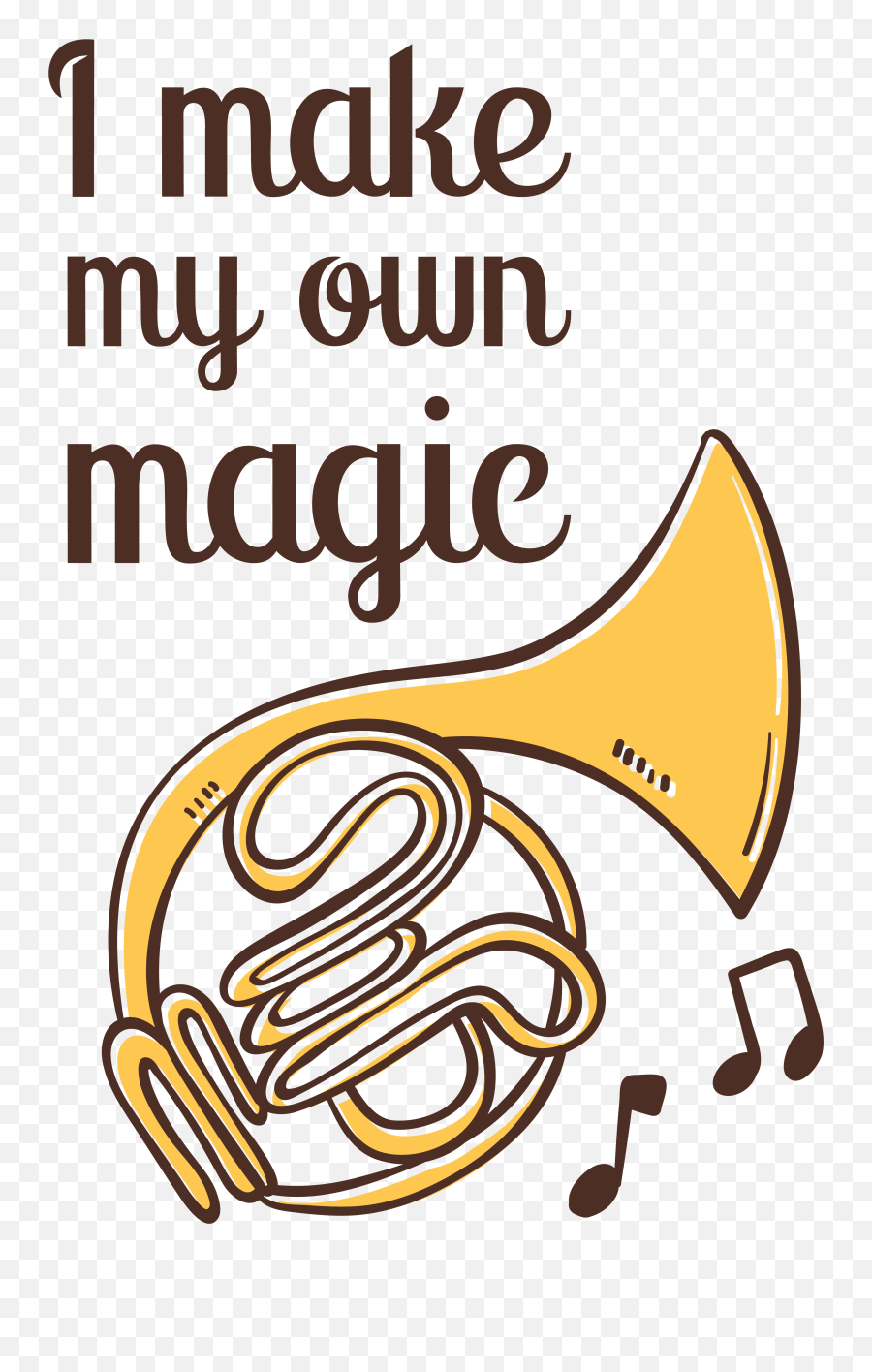 Download French Horn Music Inspiration Quotes Motivation Emoji,French Horn Png