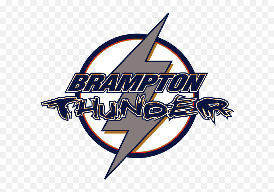 Brampton Thunder Primary Logo - Brampton Thunder Emoji,Thunder Logo