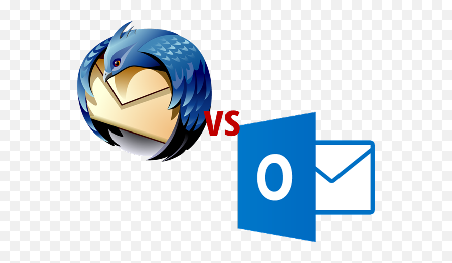 Mozilla Thunderbird Vs Microsoft Outlook U2013 Quick Comparison - Microsoft Outlook I Mozilla Thunderbird Emoji,Thunderbird Logo