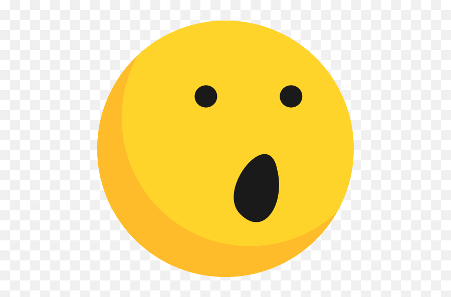 Emoji Emoticon Emotion Shocked - Transparent Clipart Shocked Face,Shocked Emoji Png