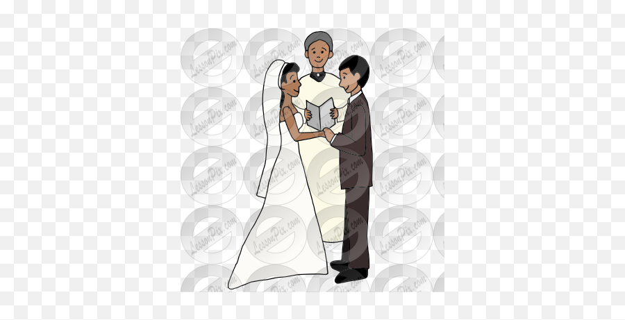 Wedding Picture For Classroom Therapy - Wedding Dress Emoji,Marriage Clipart