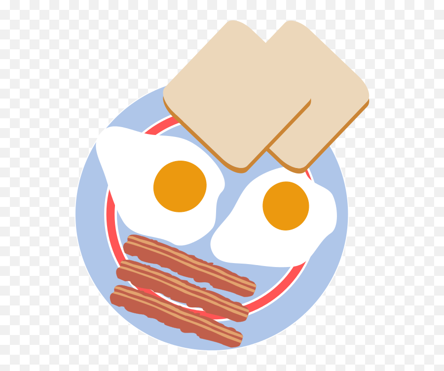 Bulls Eye Eggs With Toast And Bacon - Kahvalt Clipart Emoji,Toast Clipart