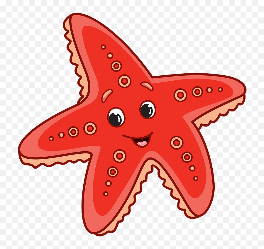 Starfish Clipart - Clipart Images Of Starfish Emoji,Starfish Clipart