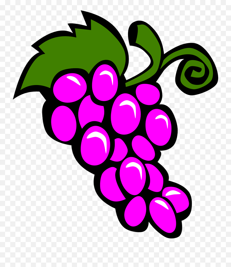 Free Fruit Clipart The Cliparts - Grapes Clip Art Emoji,Fruit Clipart
