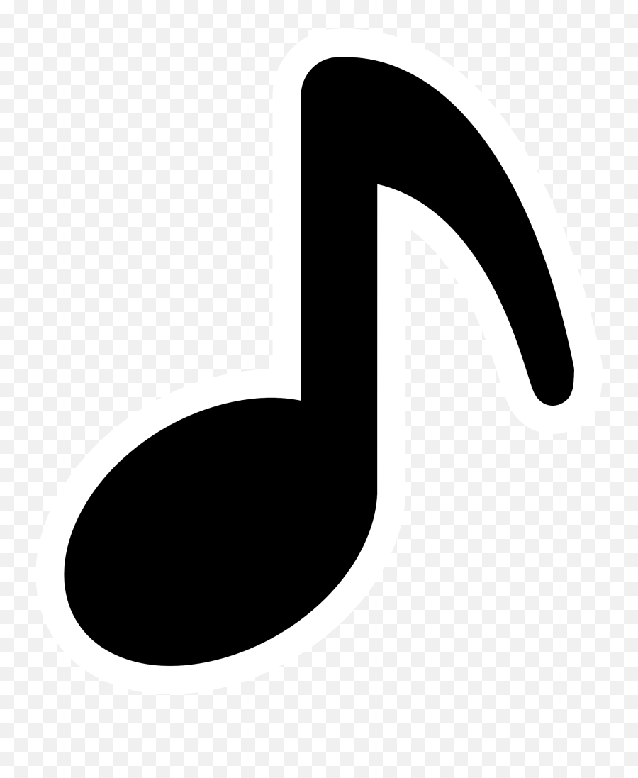 Mono Music Eightnote Clip Arts - Music Icon Png Emoji,Quarter Note Png