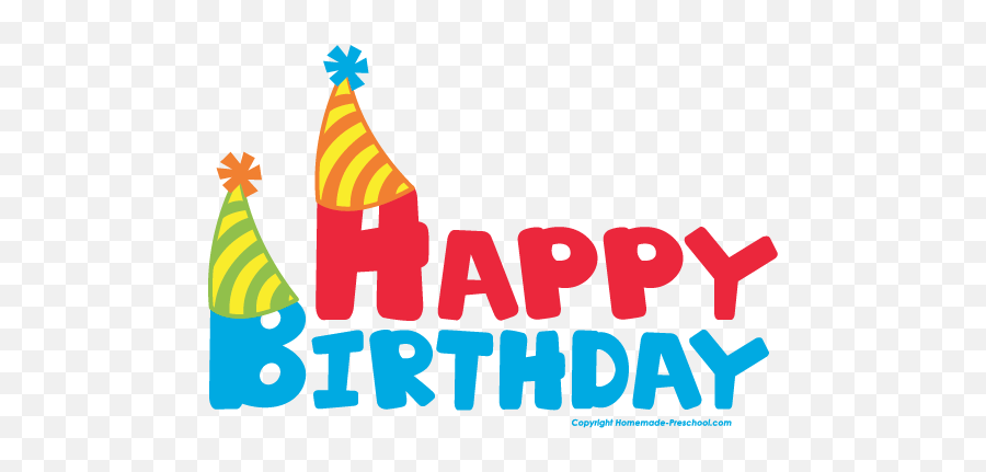 Free Happy Birthday Clipart - Clip Art Happy Birthday Hat Emoji,Birthday Clipart