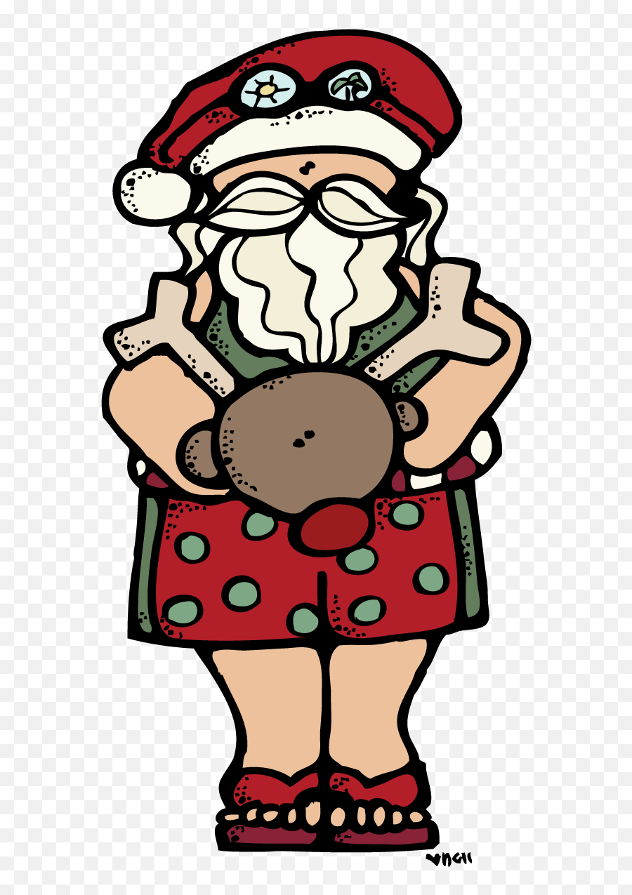 Reindeer Clipart Melonheadz - Santa Claus Melonheadz Emoji,Santa And Reindeer Clipart