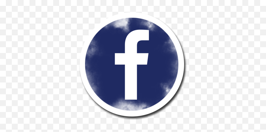 Round Brush Facebook Social Media Icon Logo Smoke Effect - Rate Facebook In Play Store Emoji,Nasa Logo Transparent