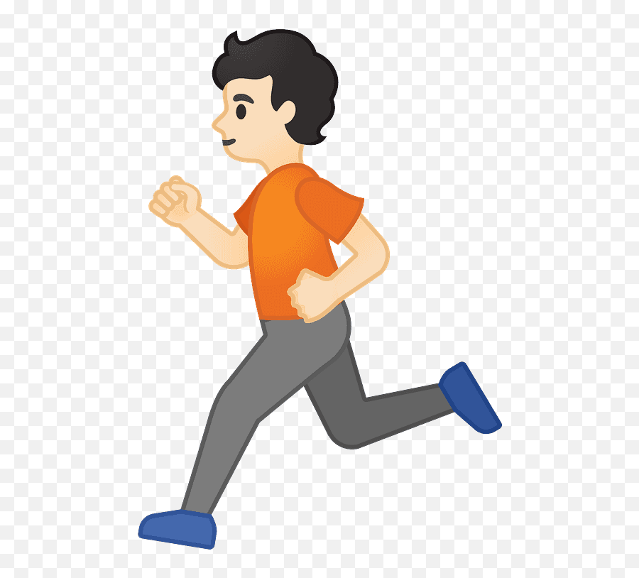 Person Running Emoji Clipart - Clipart,Person Running Clipart