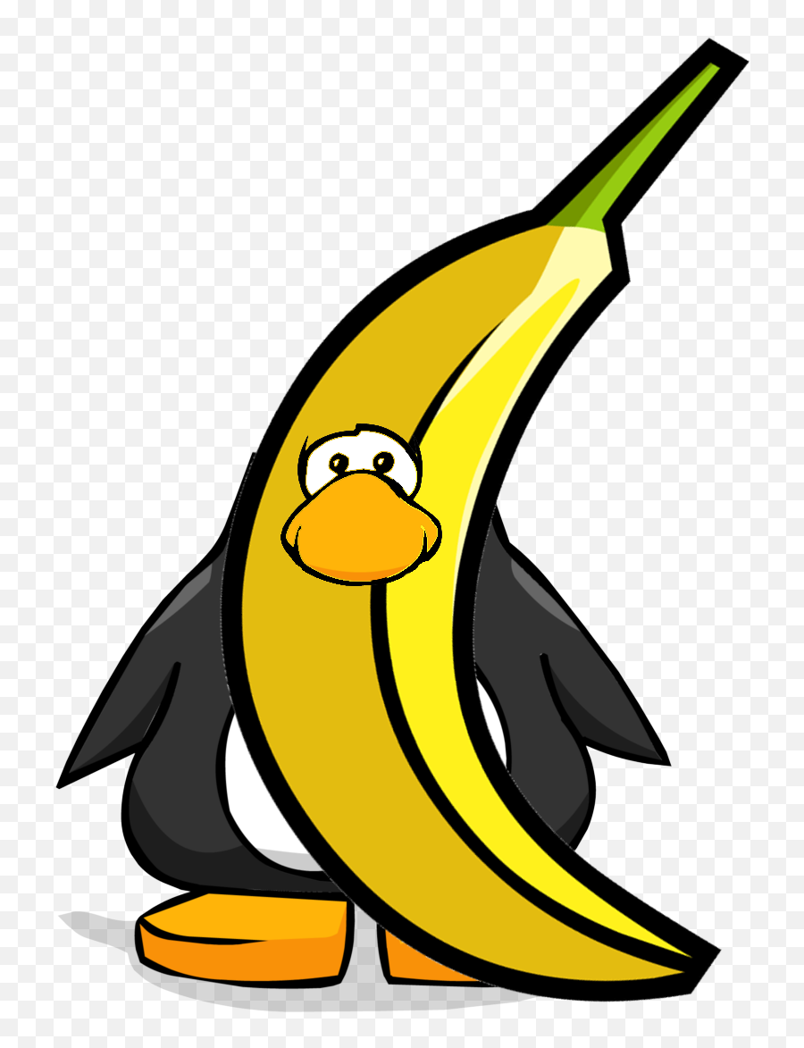 Download Banana Costume - Club Penguin Light Blue Penguin Emoji,Club Penguin Png