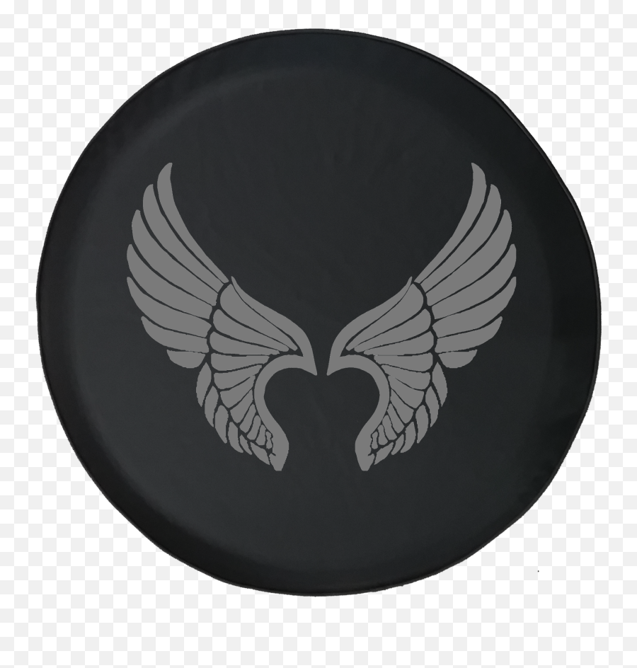 Jeep Liberty Tire Cover With Angel Wings Liberty 02 - 12 Emoji,Angel Wing Logo